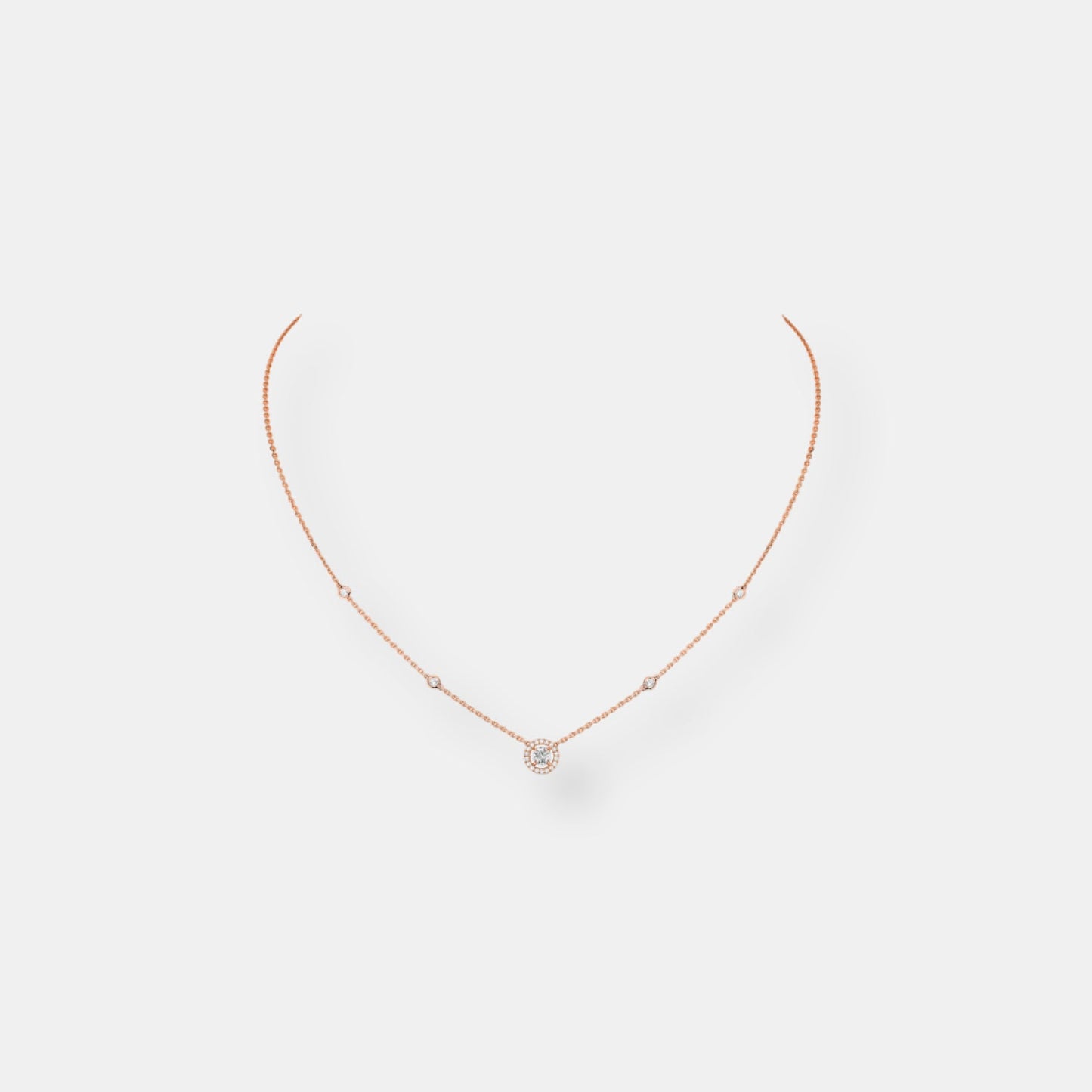 Collier joy diamants rond 0.20 ct