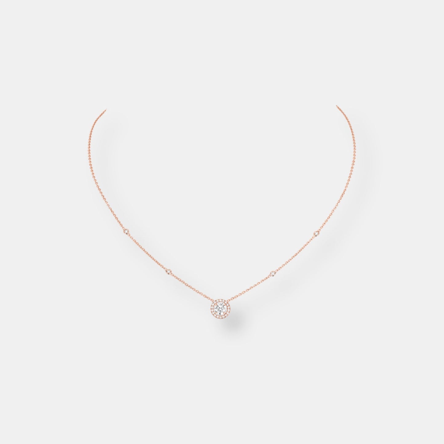 Collier joy diamants rond 0.45 ct
