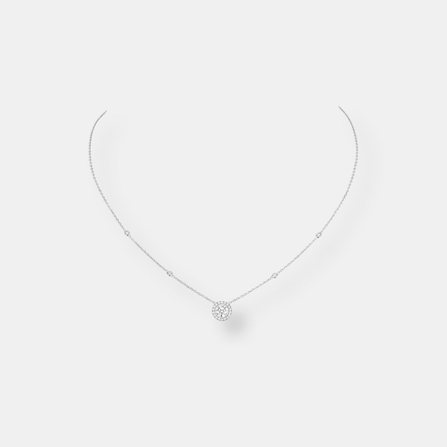 Collier joy diamants rond 0.45 ct