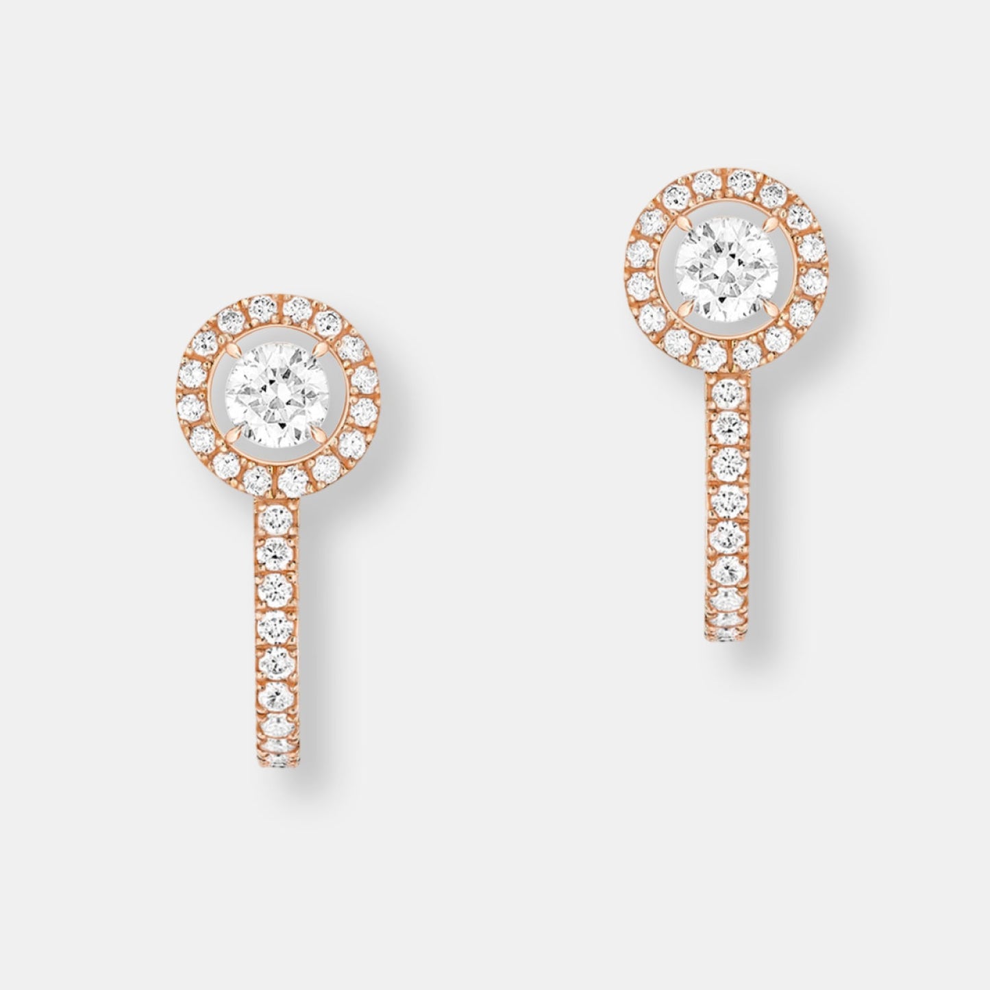Créoles joy diamants ronds 2x 0,10ct