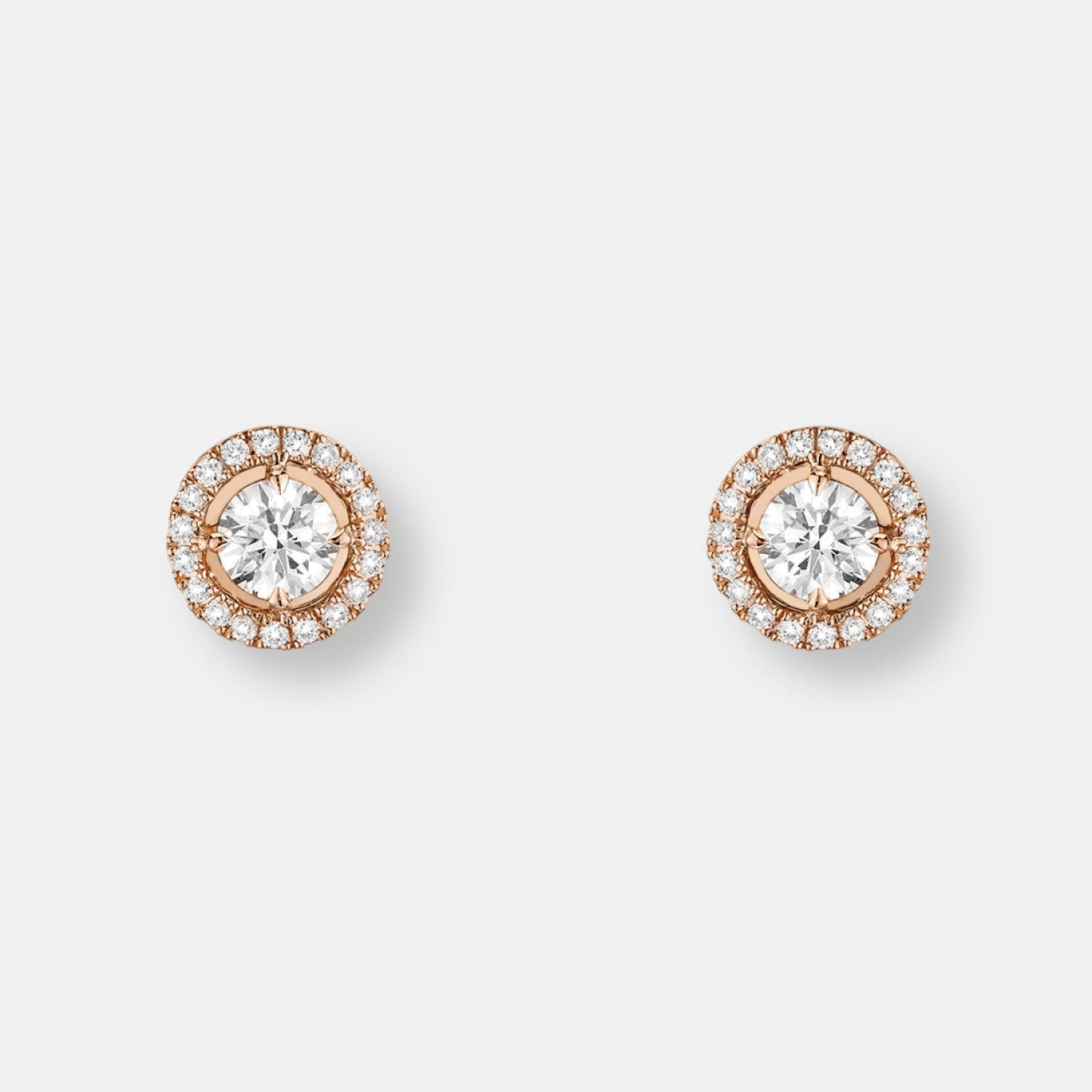 Boucles d'oreilles joy diamants ronds