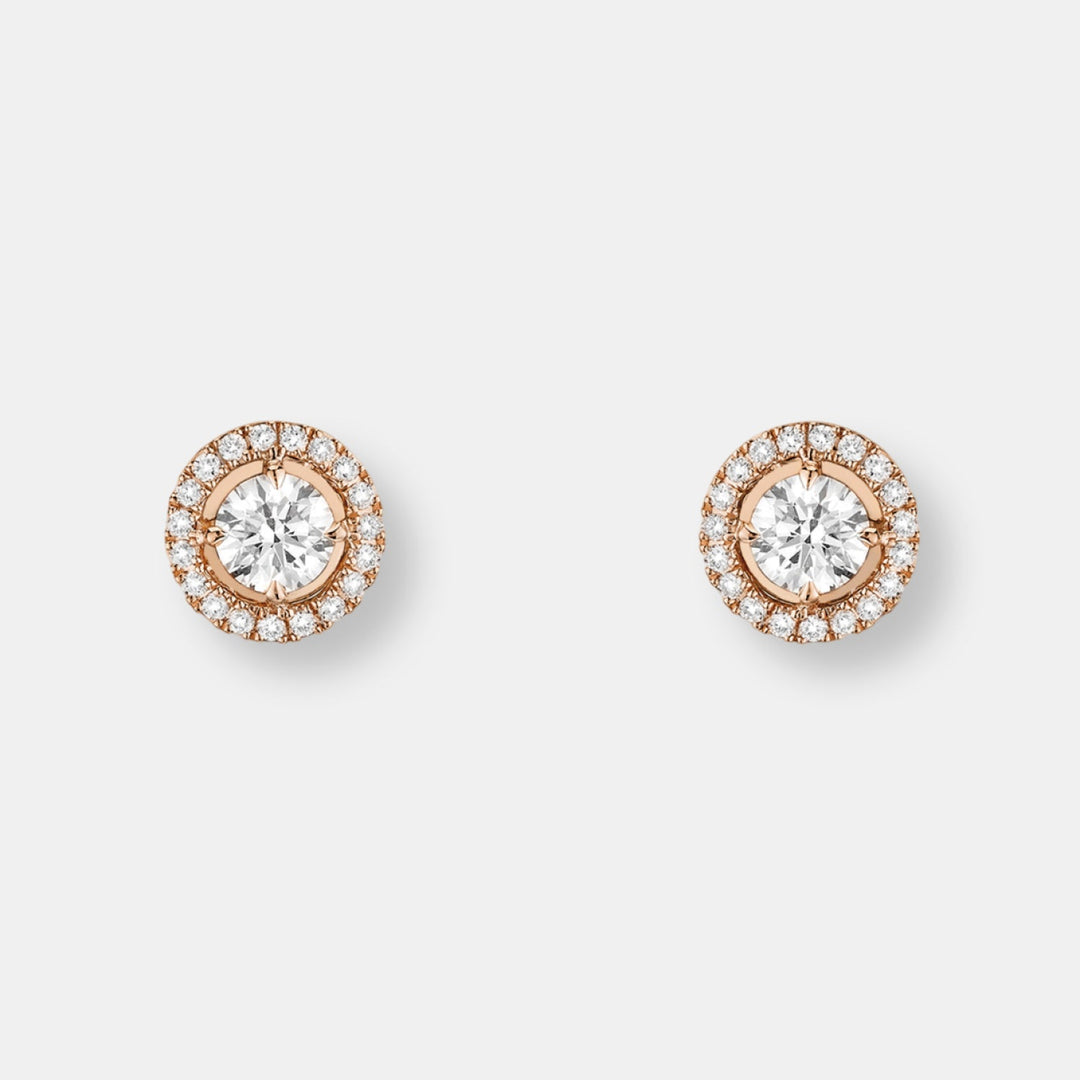 Boucles d'oreilles joy diamants ronds