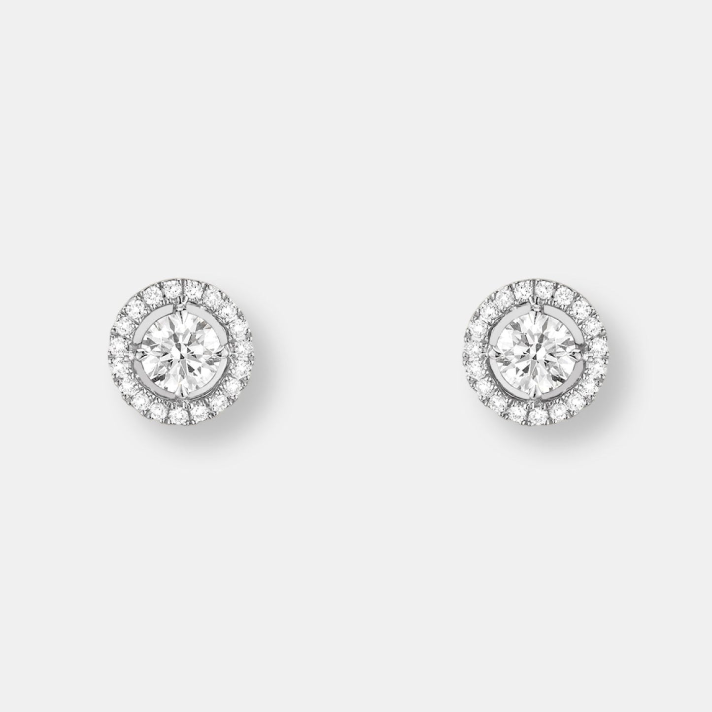 Boucles d'oreilles joy diamants ronds