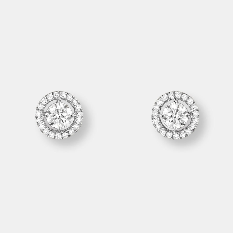 Boucles d'oreilles joy diamants ronds