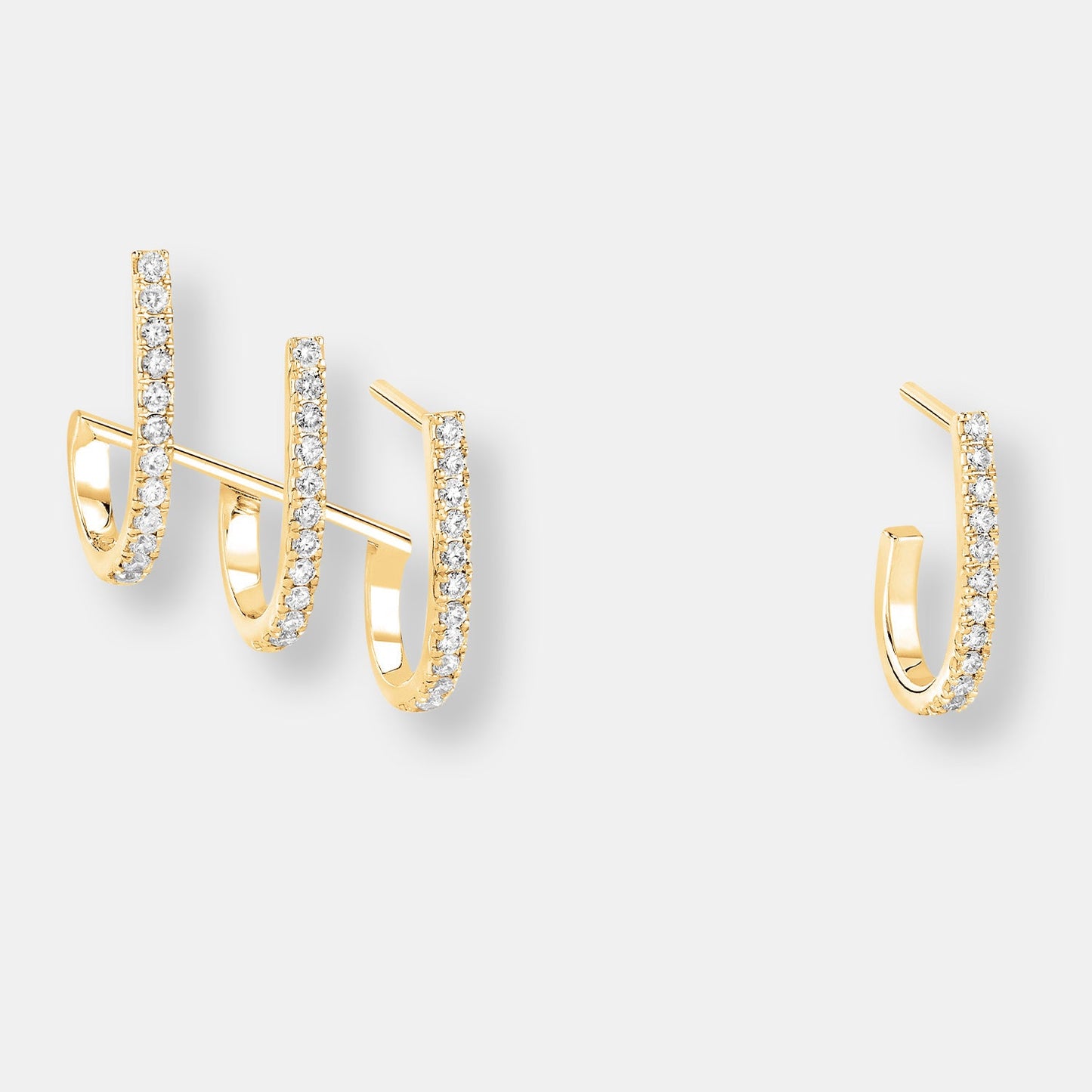 Boucles d'oreilles multi-créoles gatsby
