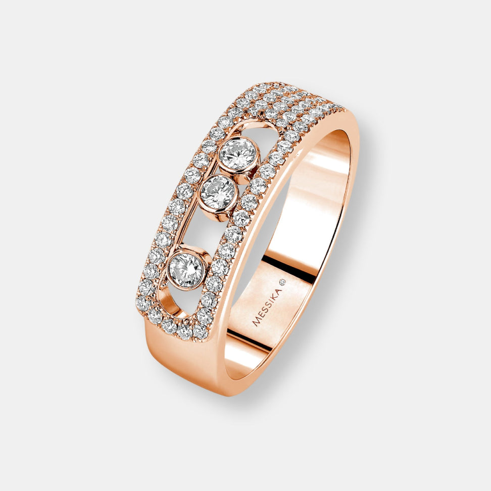 Bague move noa pavée
