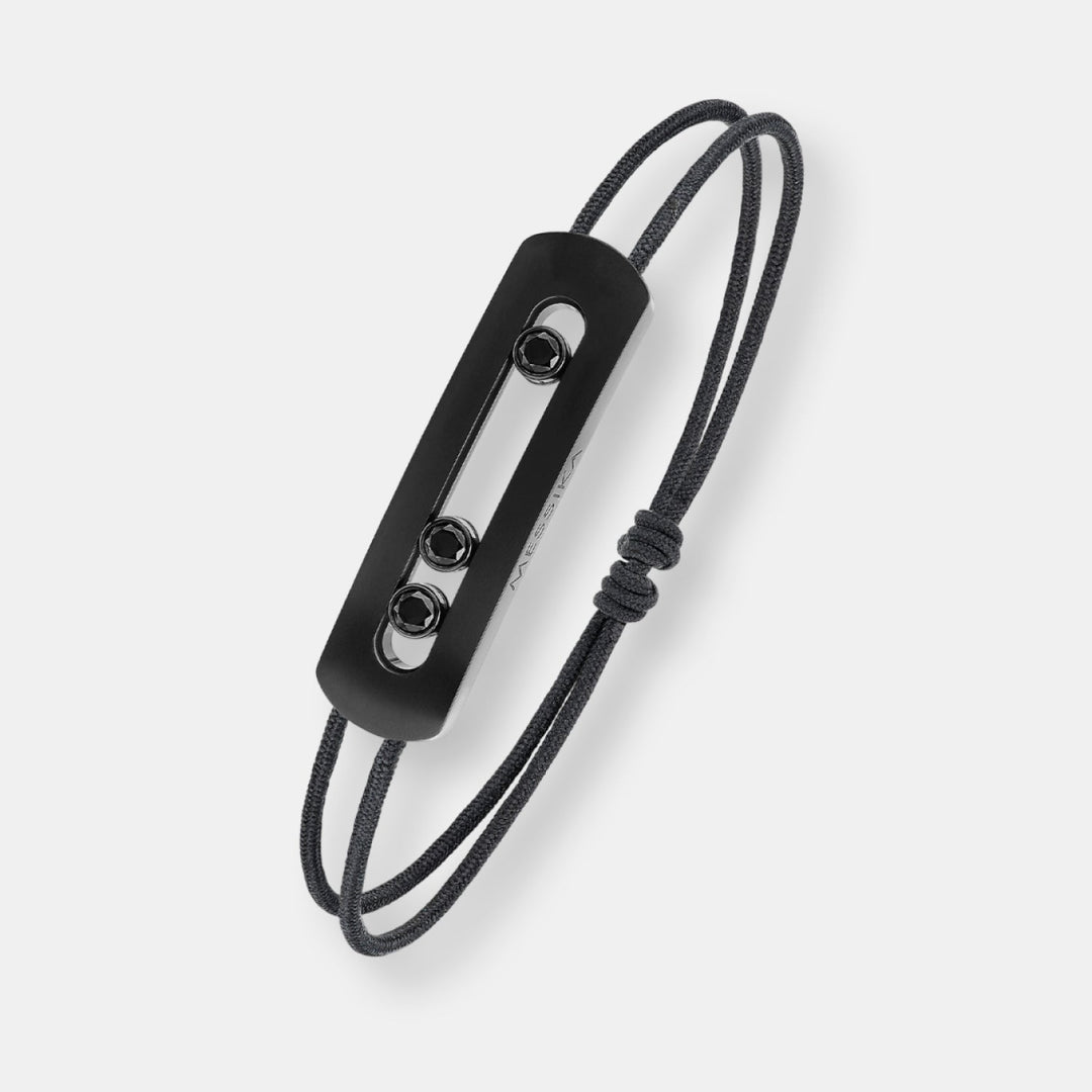 Bracelet cordon move titanium black