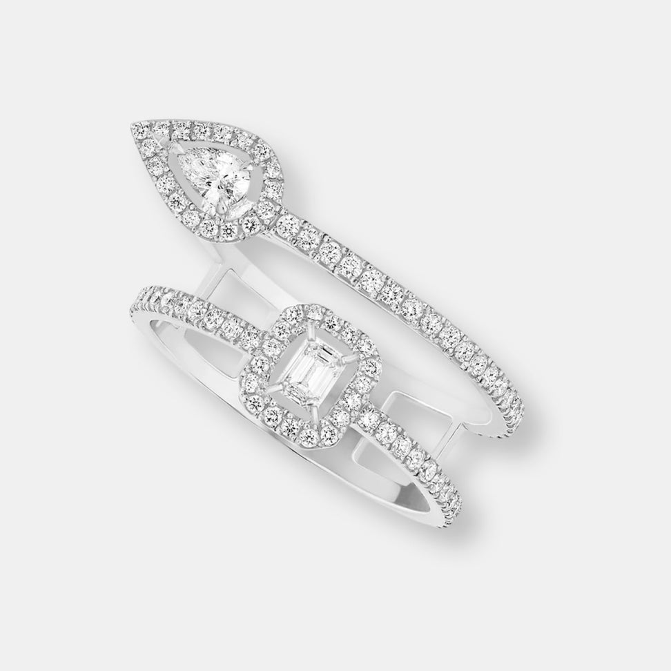 Bague my twin 2 rangs 0,10ct