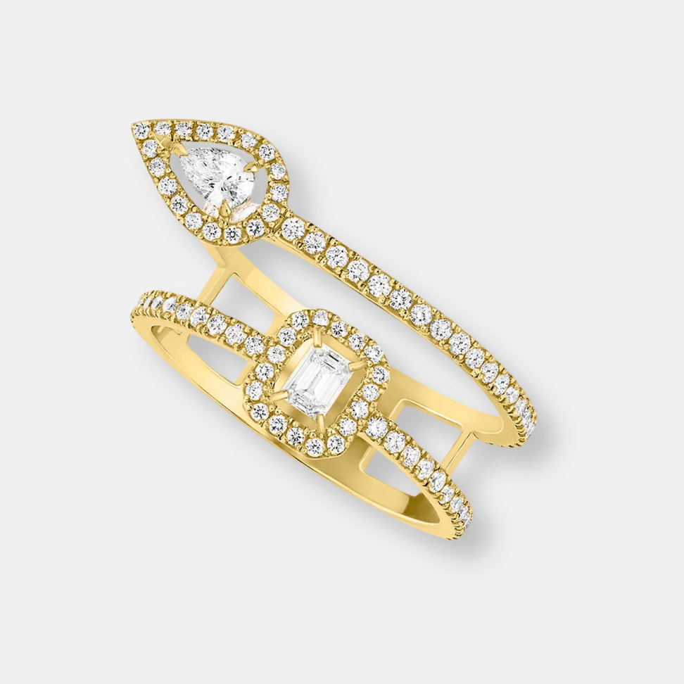 Bague my twin 2 rangs 0,10ct