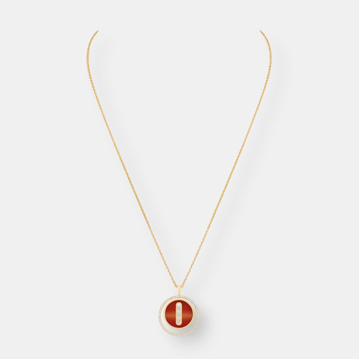 Pendentif lucky move cornaline