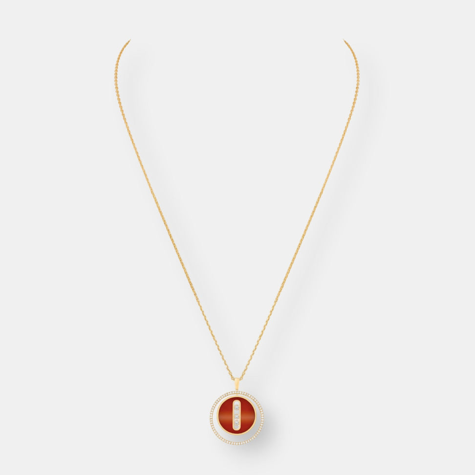 Pendentif lucky move cornaline