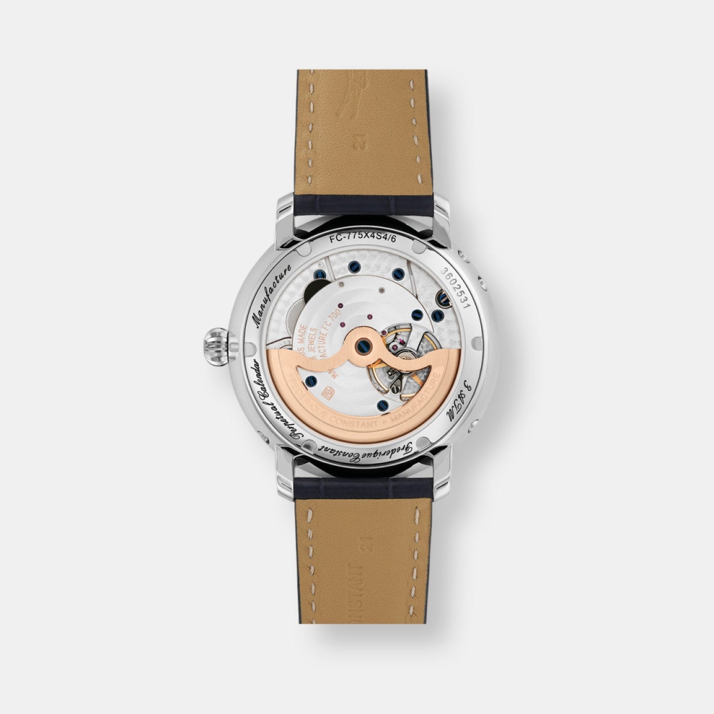 Montre slimline quantième perpétuel manufacture