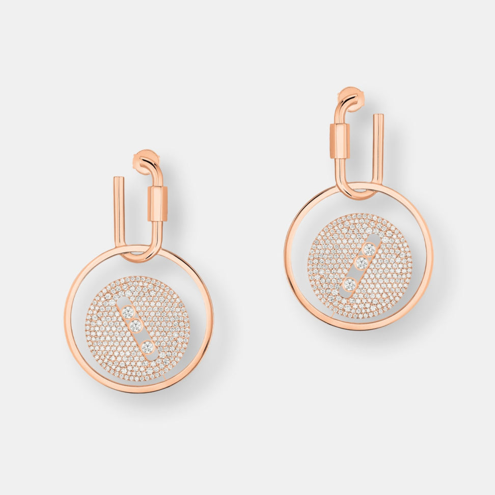 Boucles d'oreilles lucky move mousqueton