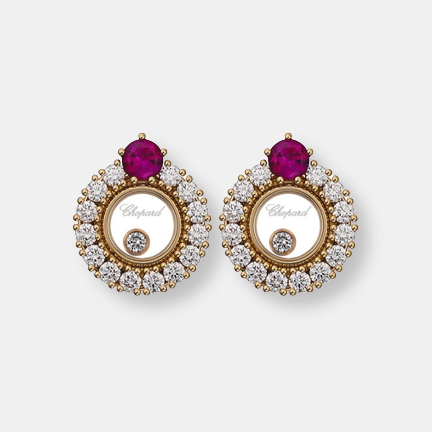 Boucles d'oreilles happy diamonds