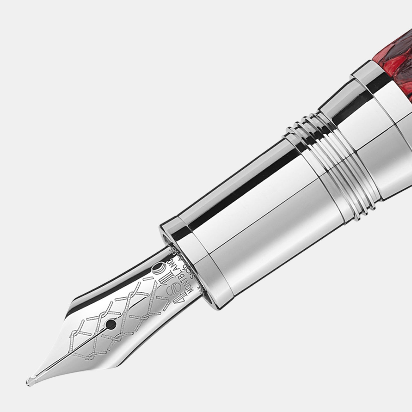 Stylo plume meisterstuck great masters rouge en python