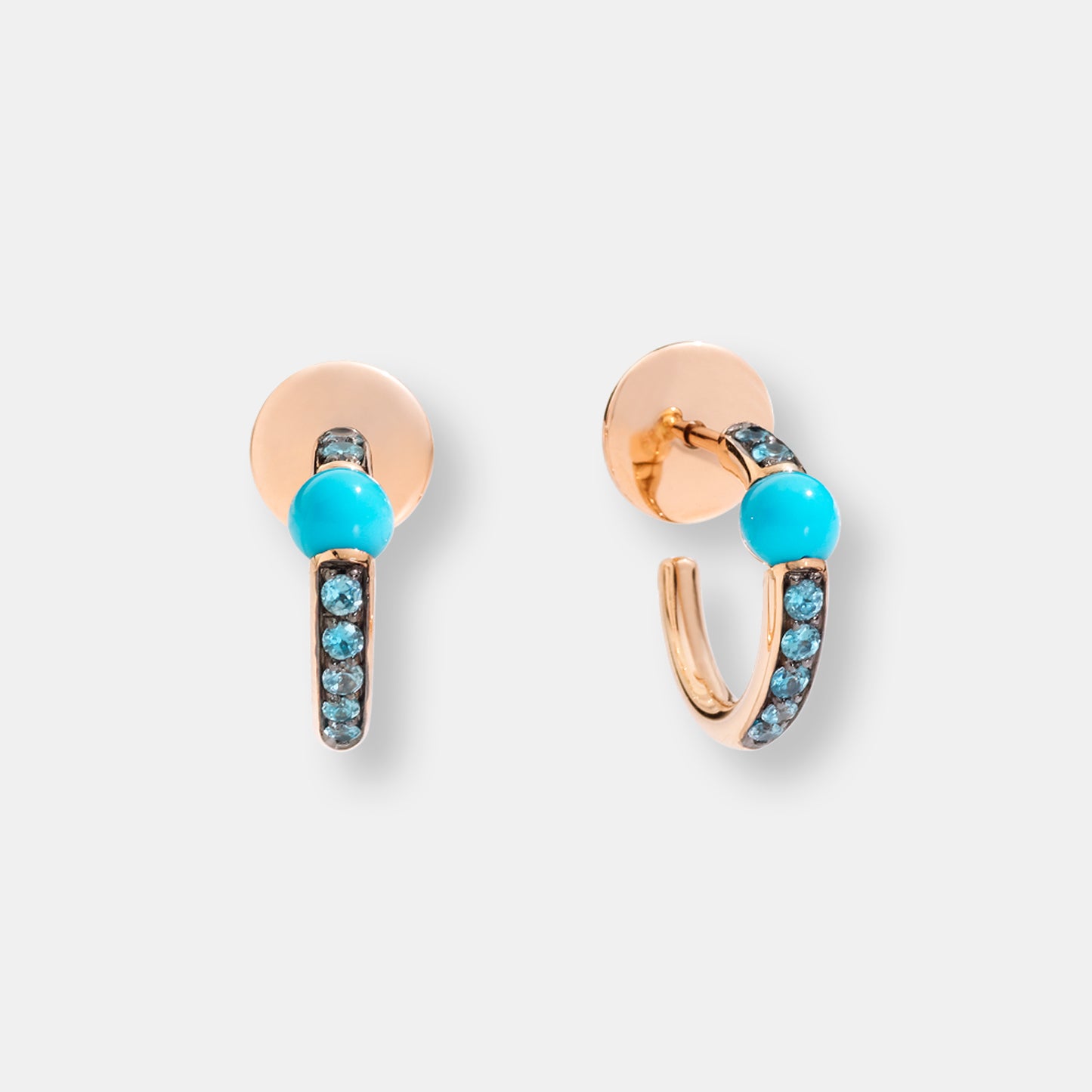 Boucles d'oreilles m'ama non m'ama