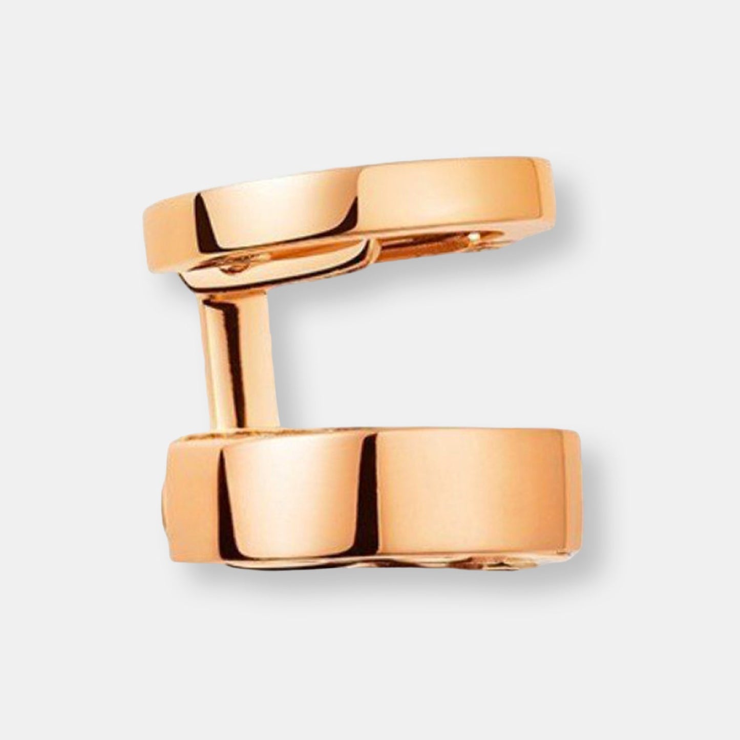 Clip d'oreille berbere 2 rangs en or rose