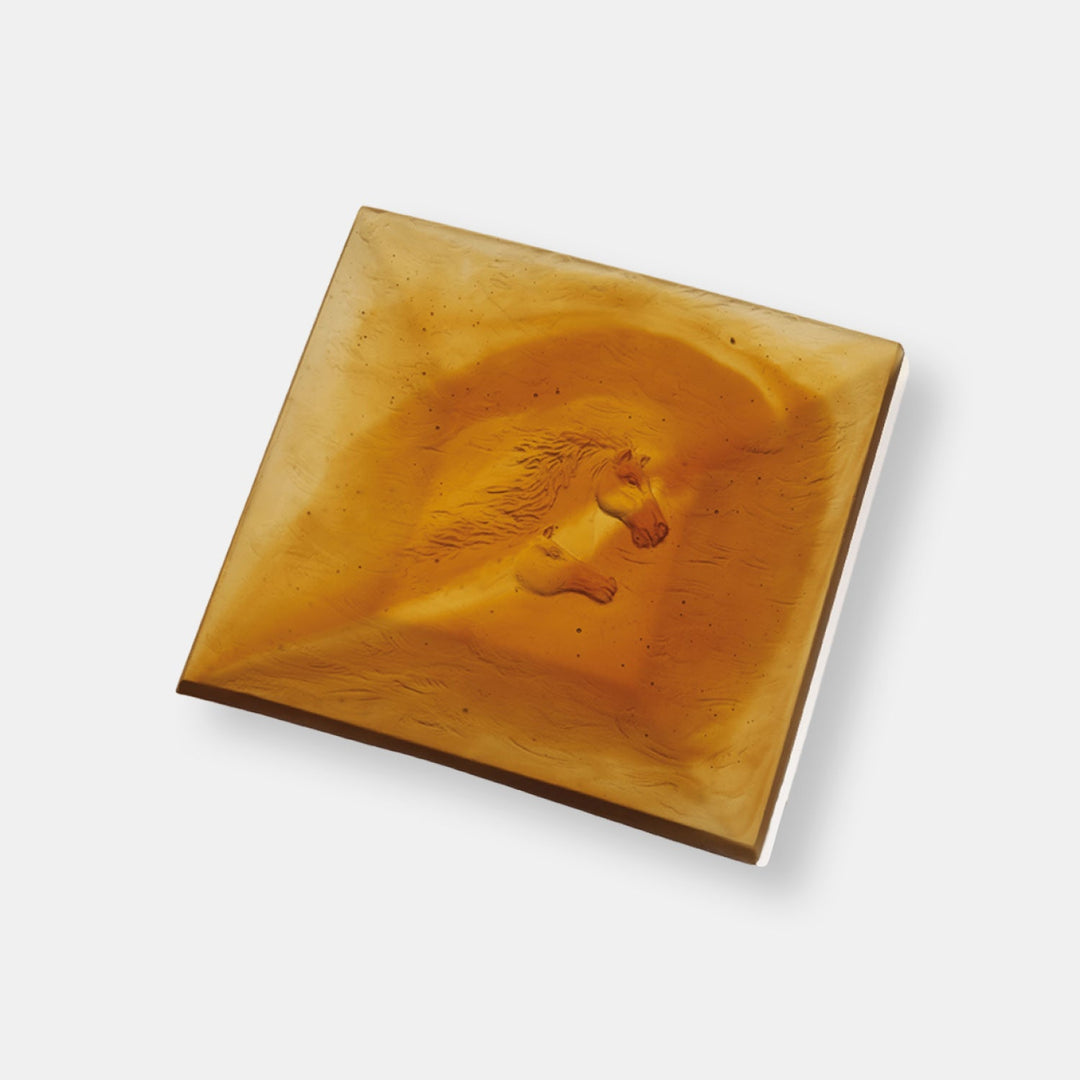 Vide-poche cavalcade ambre