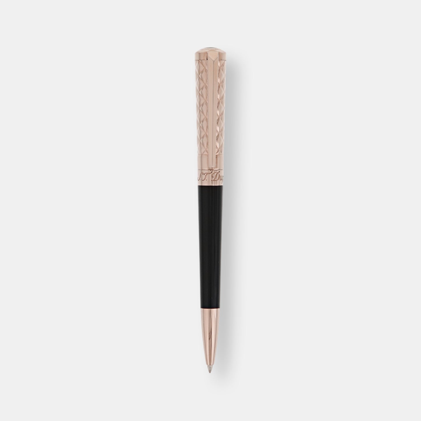 Stylo bille liberté or rose et noir