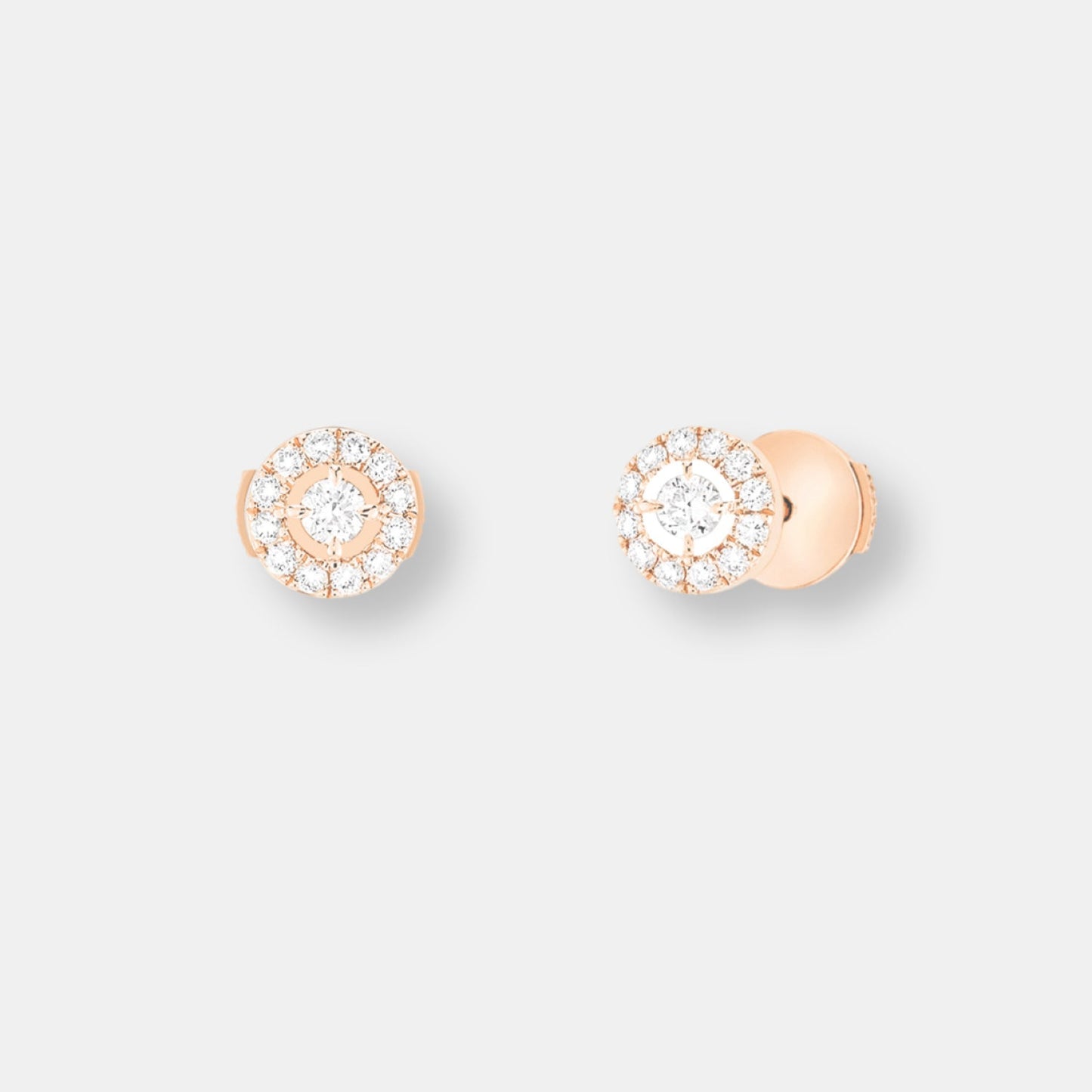 Boucles d'oreilles joy diamants ronds