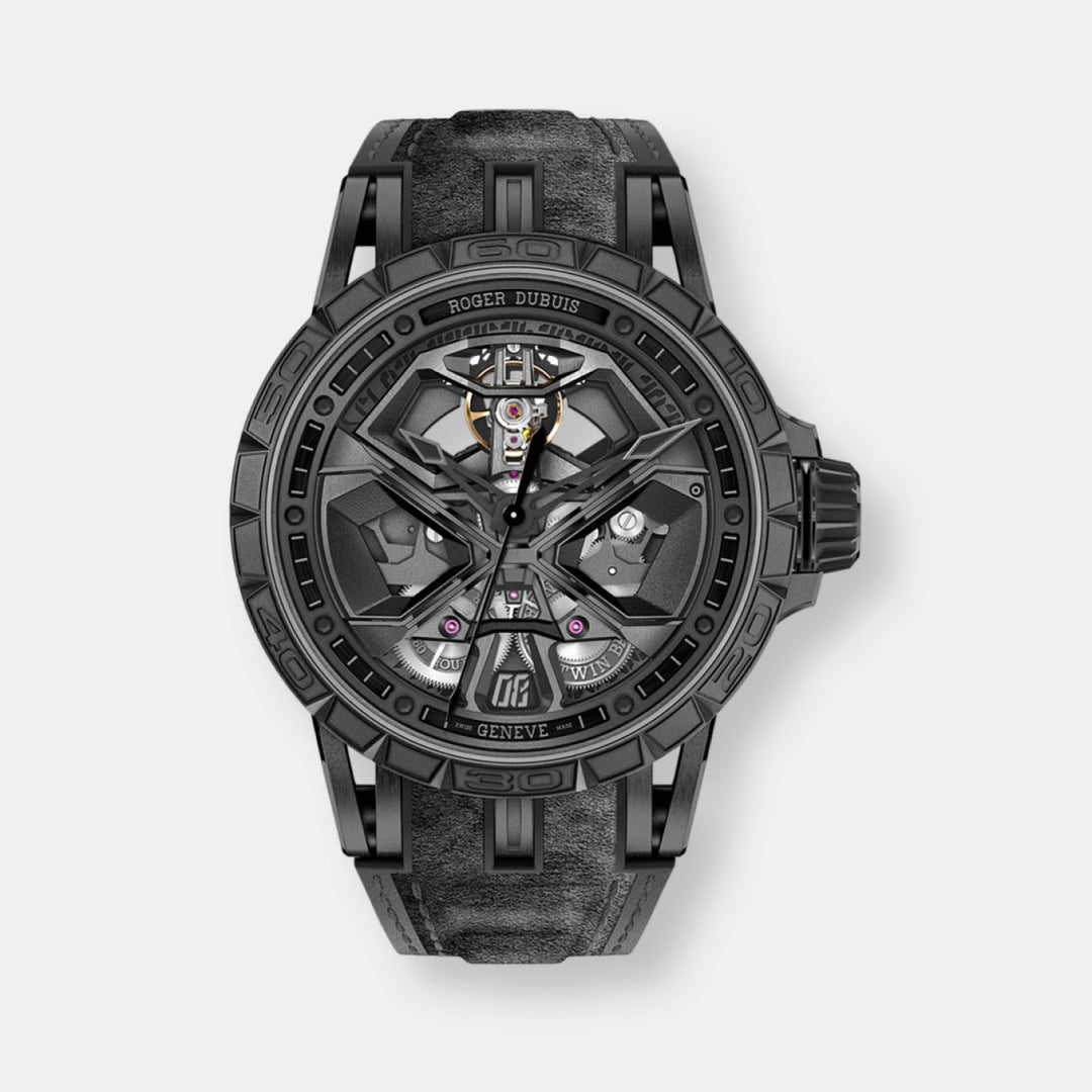 Montre excalibur spider huracán black dlc titanium 45mm