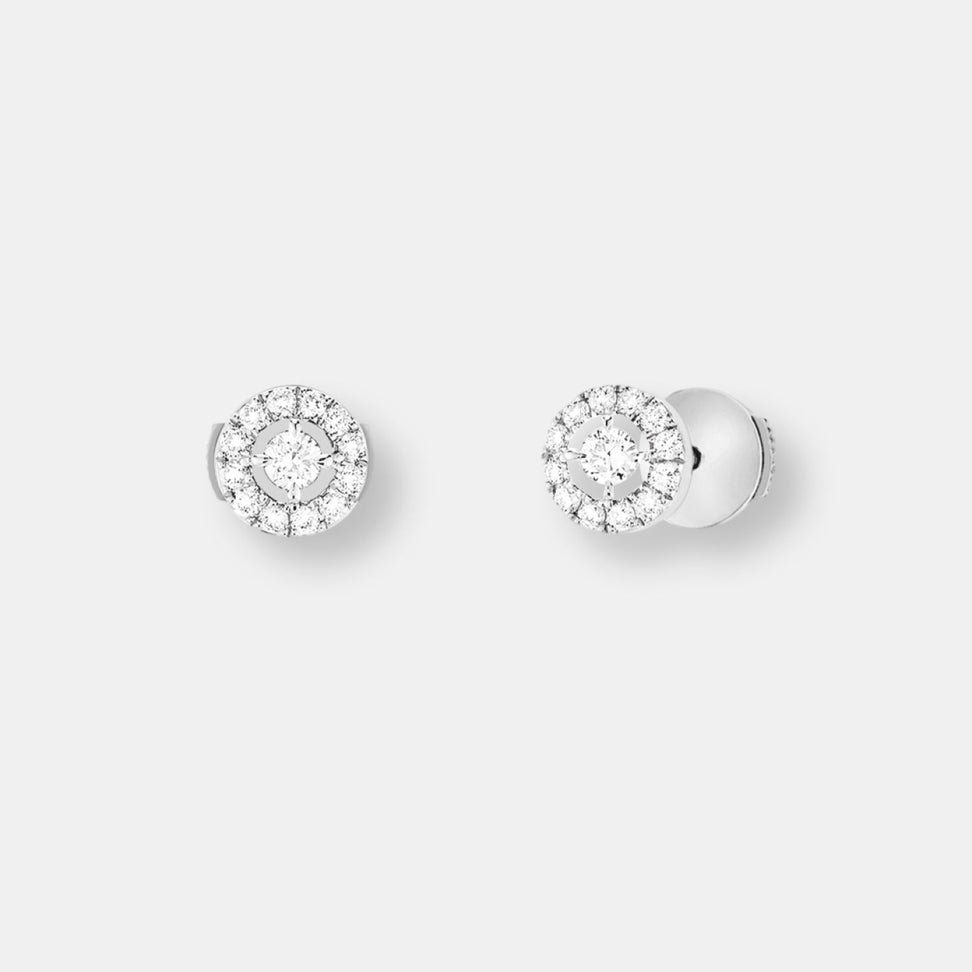 Boucles d'oreilles joy diamants ronds