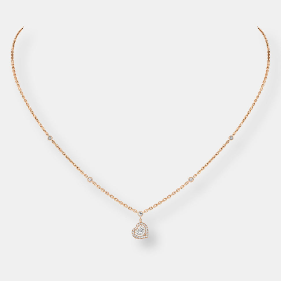 Collier joy diamants cœur 0,15ct