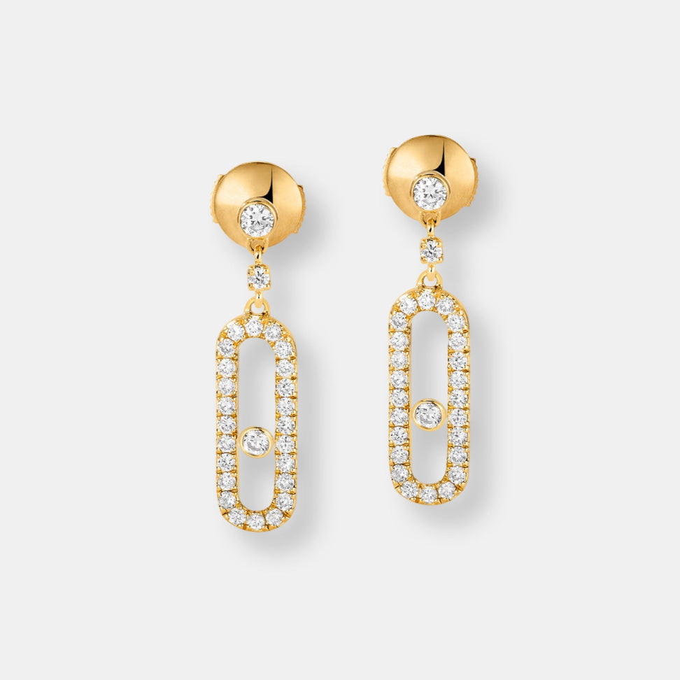 Boucles d'oreilles dormeuses move uno