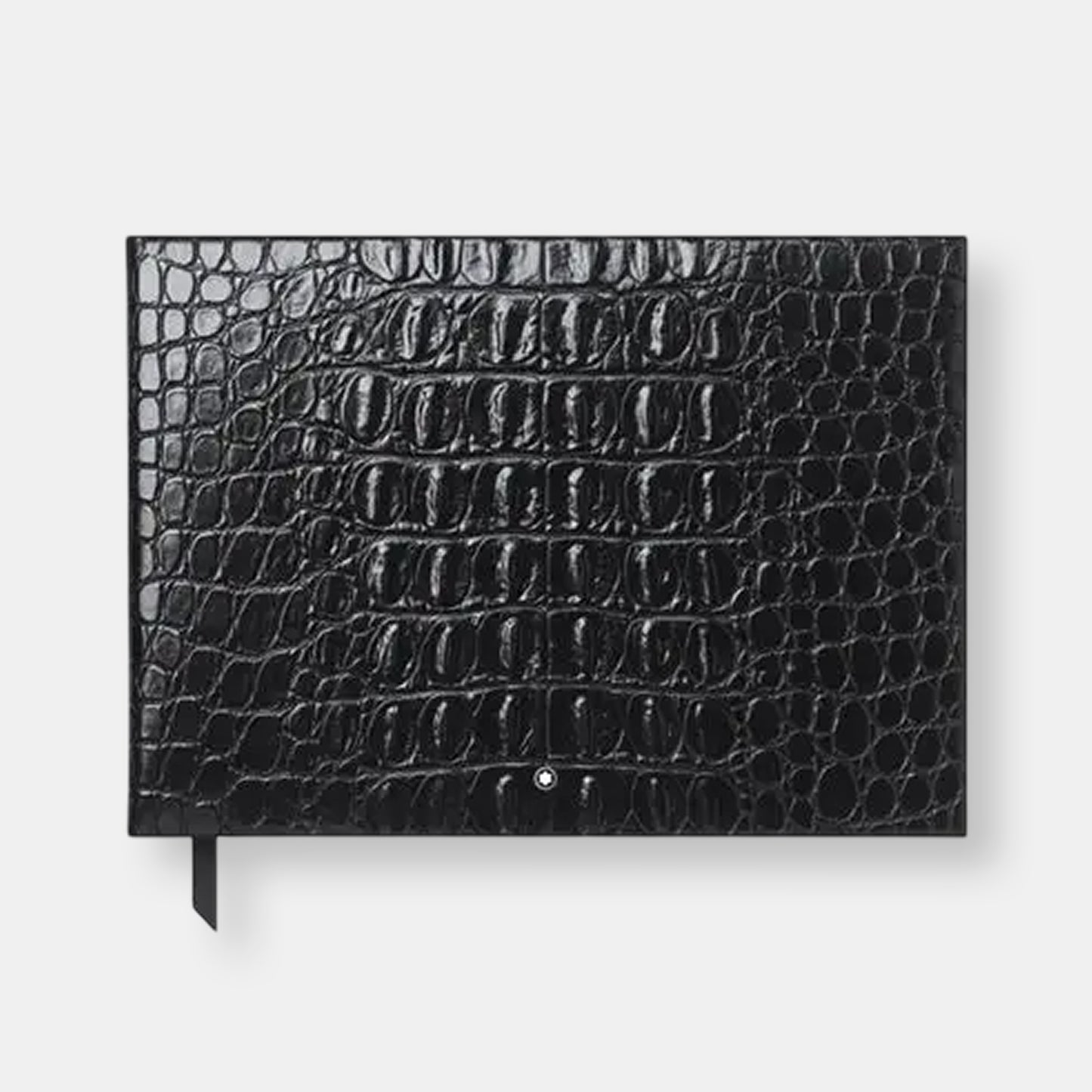 Carnet livre guest book en cuir noir