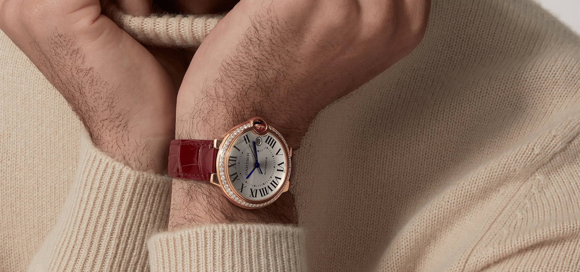 Montre ballon bleu de cartier