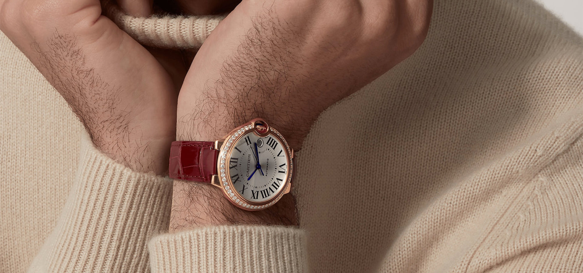 Montre ballon bleu de cartier