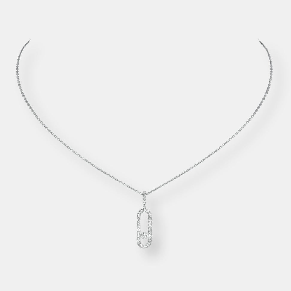 Collier move uno gm pavé