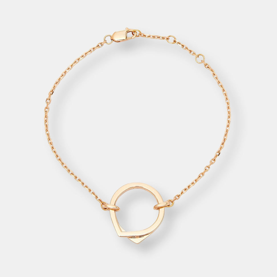 Bracelet antifer en or rose