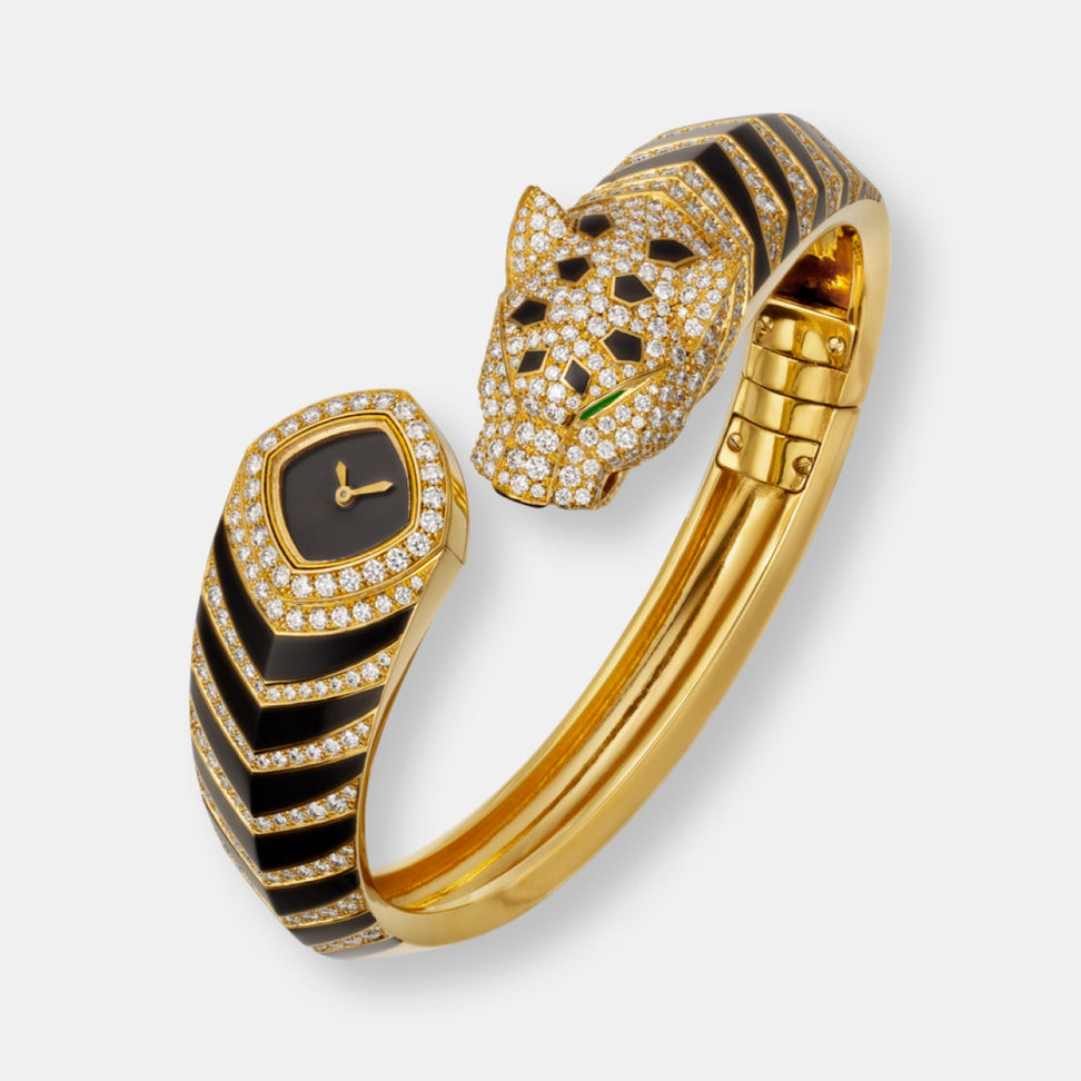 Montre joaillière panthère de cartier