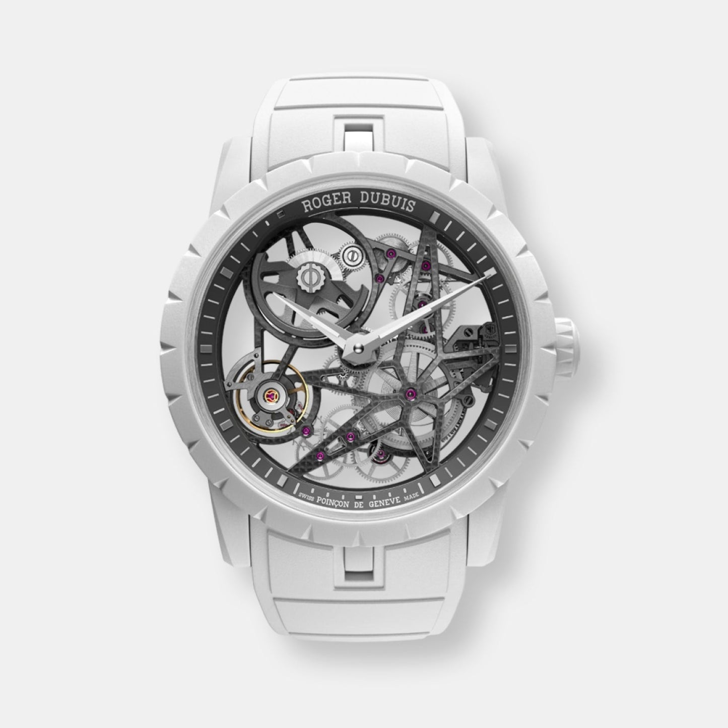 Montre excalibur mb mcf blanc 42 mm
