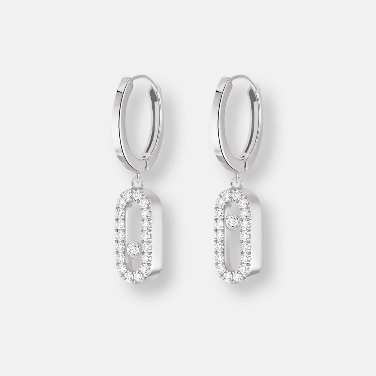 Boucles d'oreilles créoles move uno