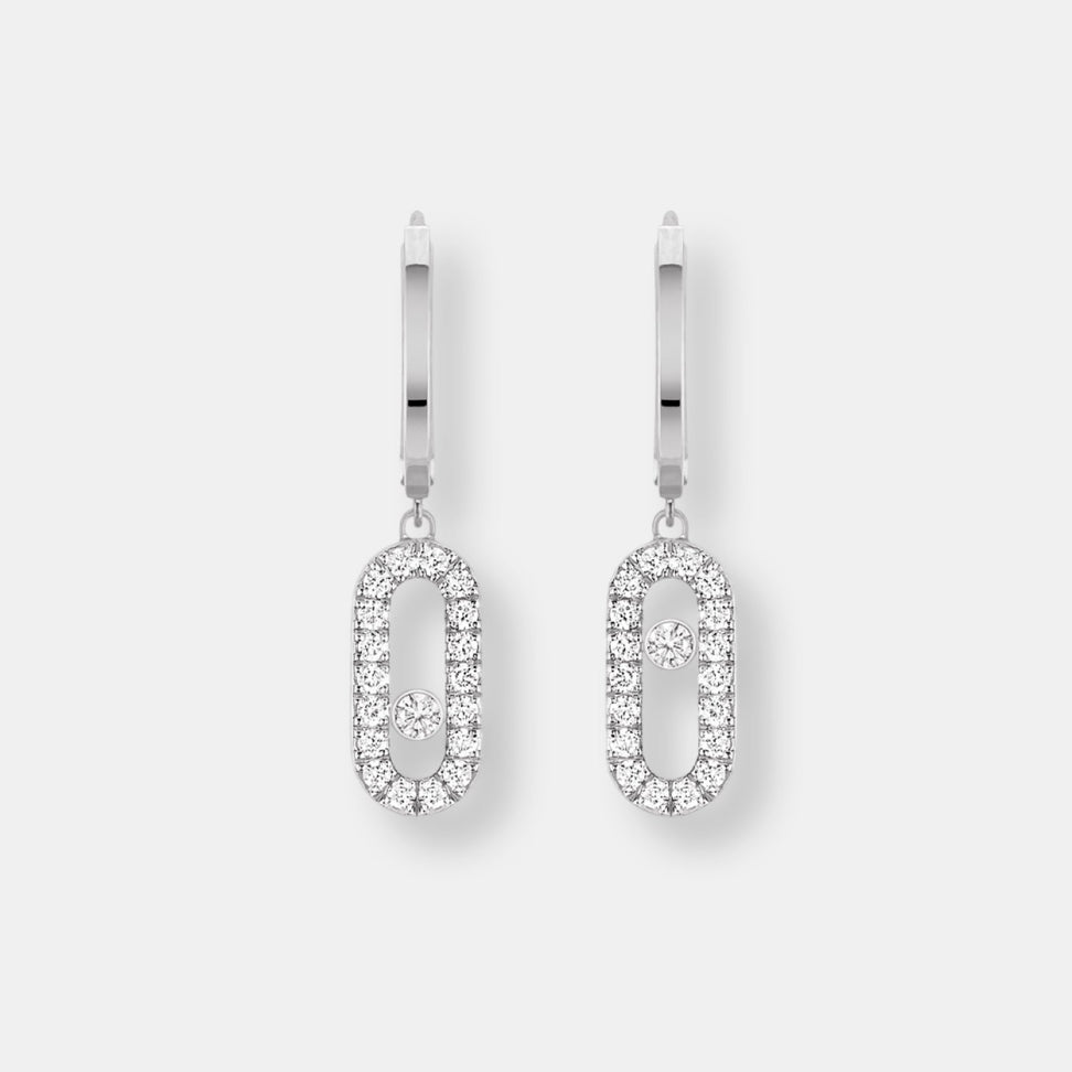 Boucles d'oreilles créoles move uno