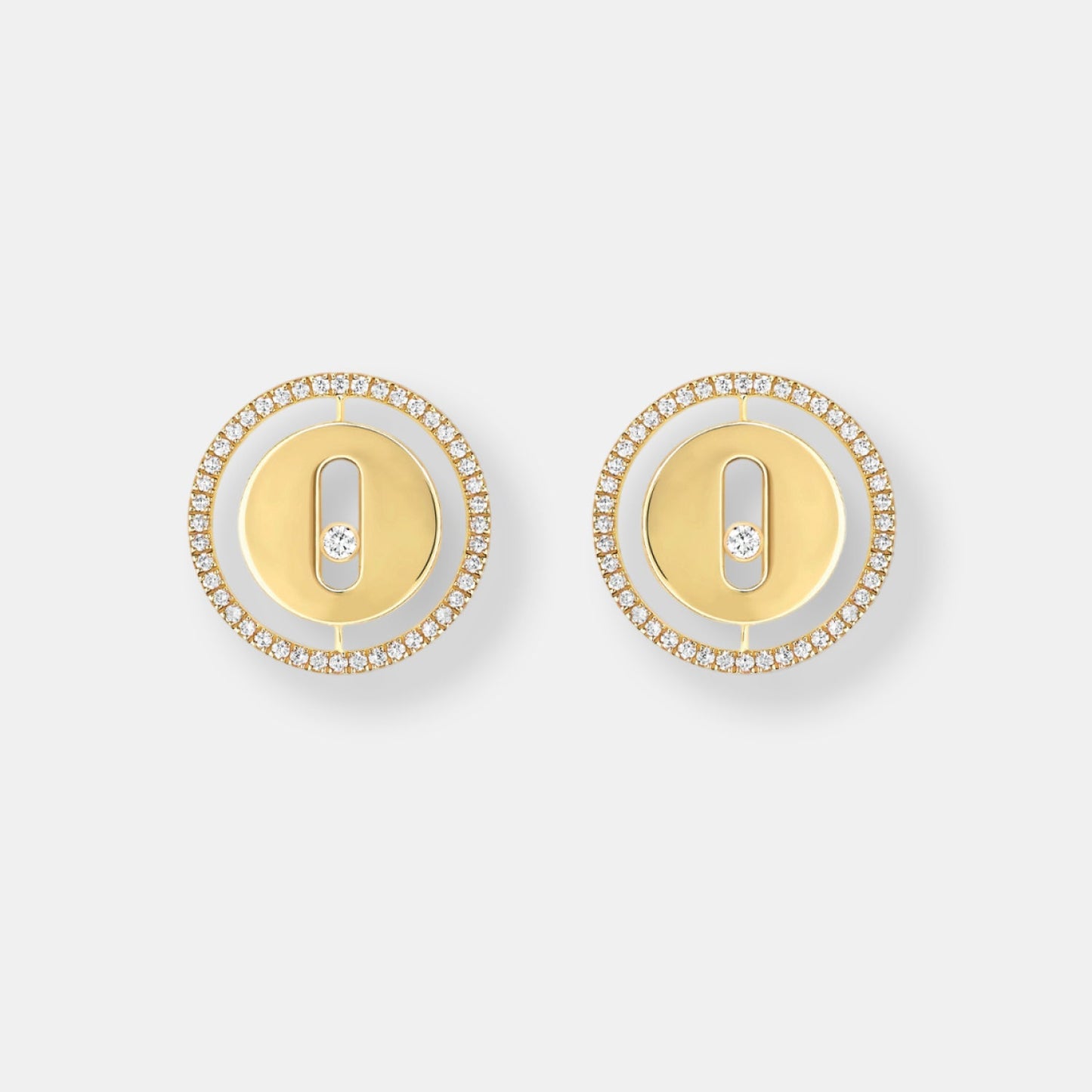 Boucles d'oreilles puces lucky move