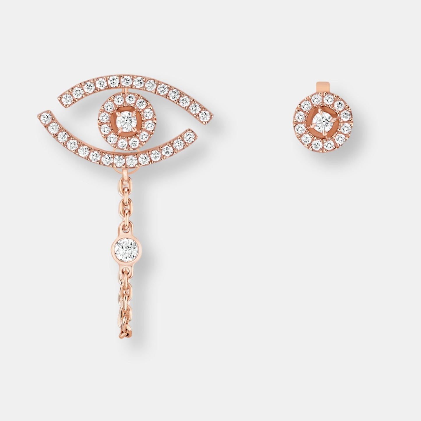 Boucles d'oreilles lucky eye pavées