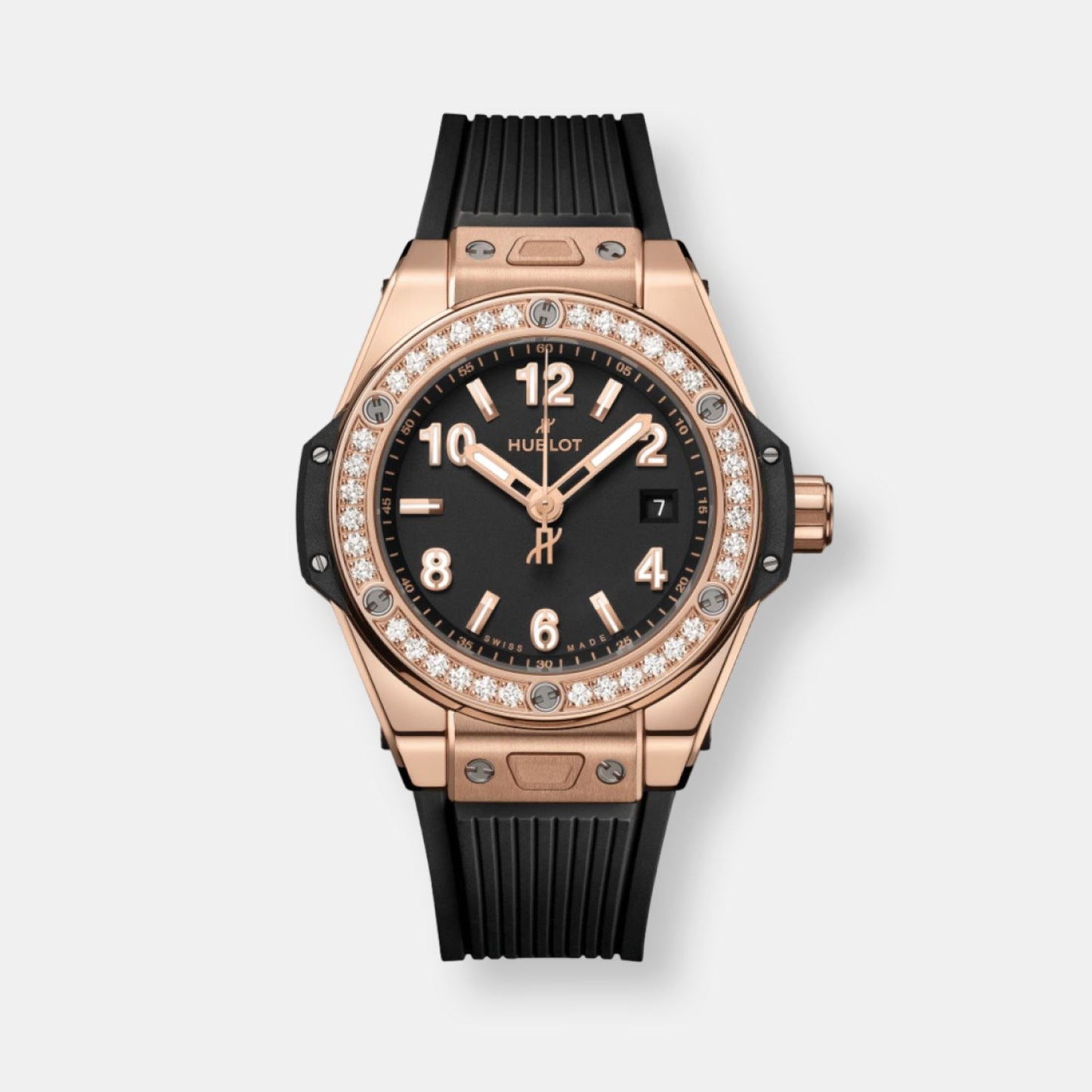 Montre big bang one click king gold diamonds