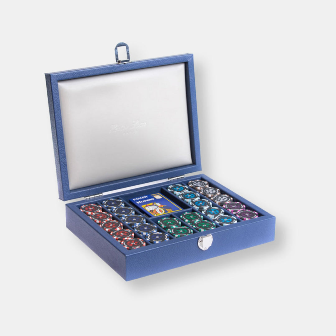 Coffret poker 240 jetons buffle bleu de france