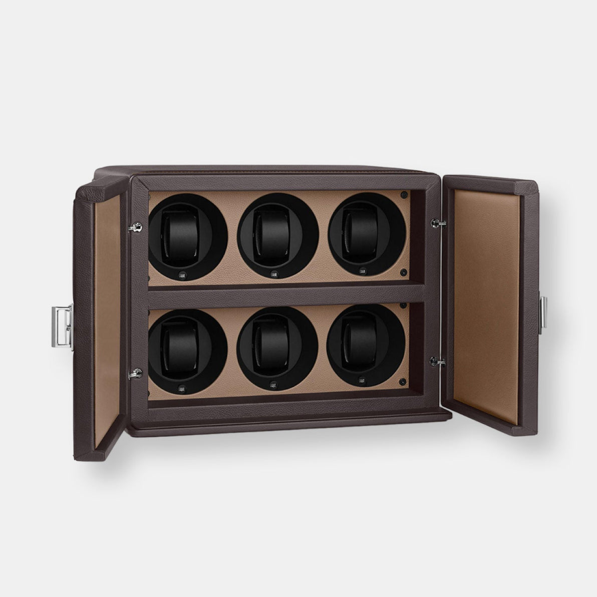 Rotor 6 montres bi color marron