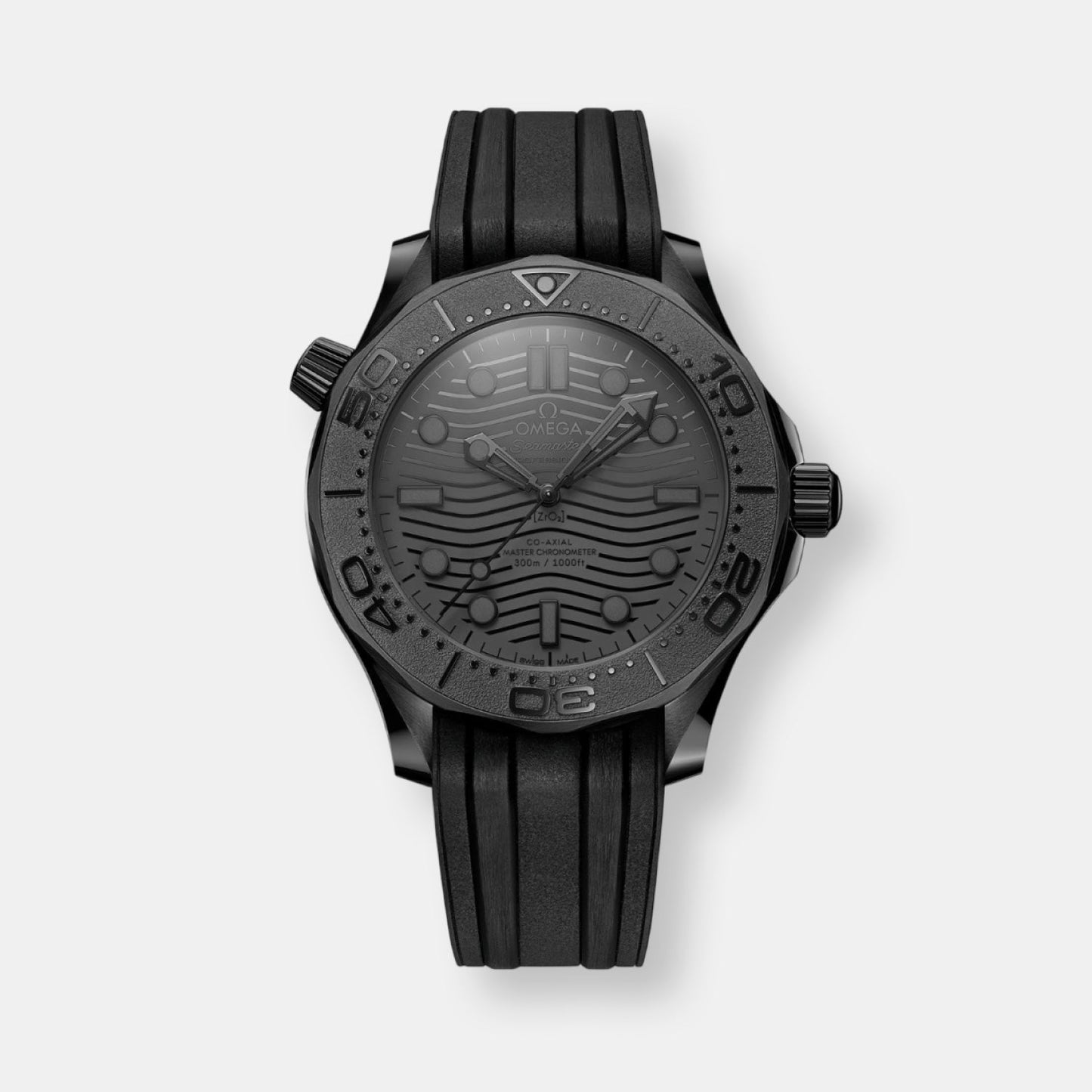 Montre speedmaster diver 300m co‑axial master chronometer 43,5 mmblack black