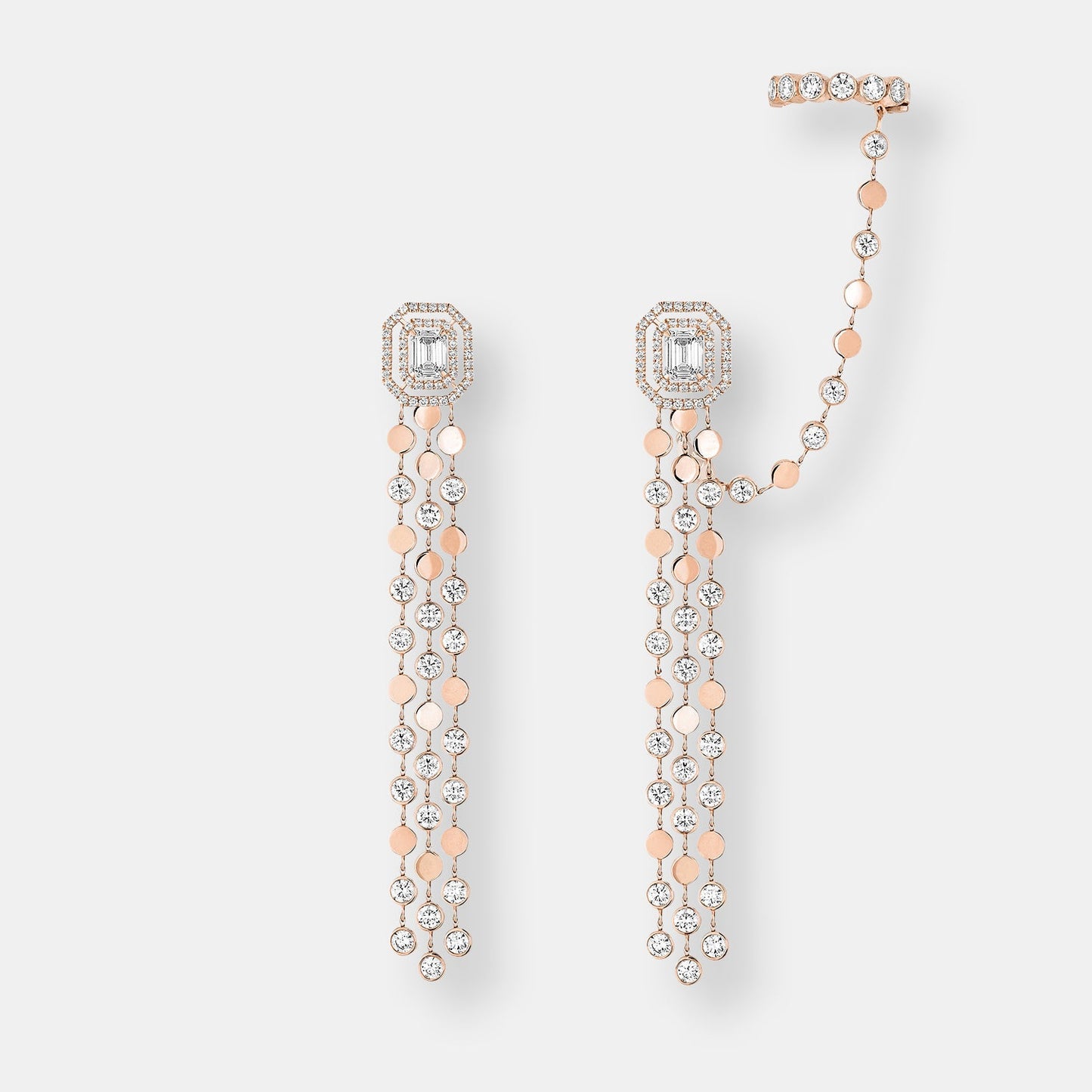 Boucles d'oreilles d-vibes multirangs