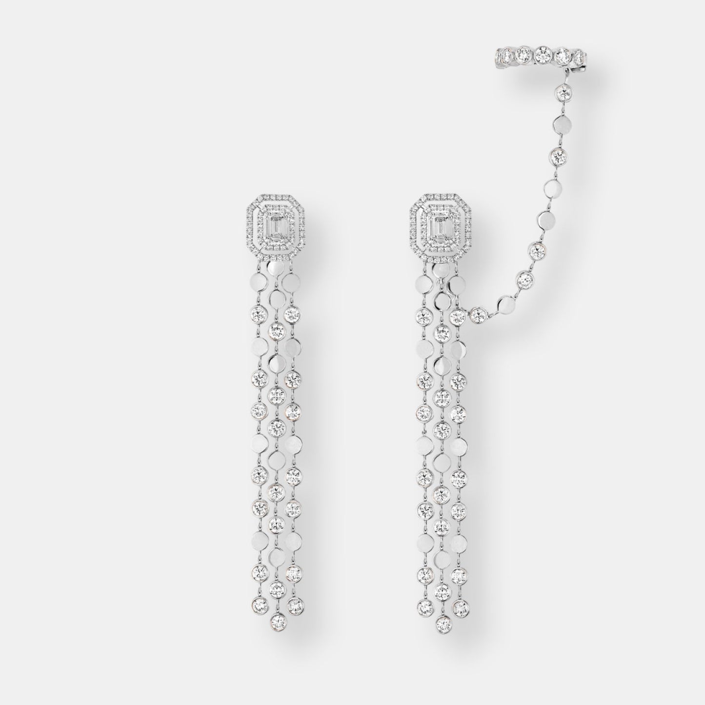 Boucles d'oreilles d-vibes multirangs