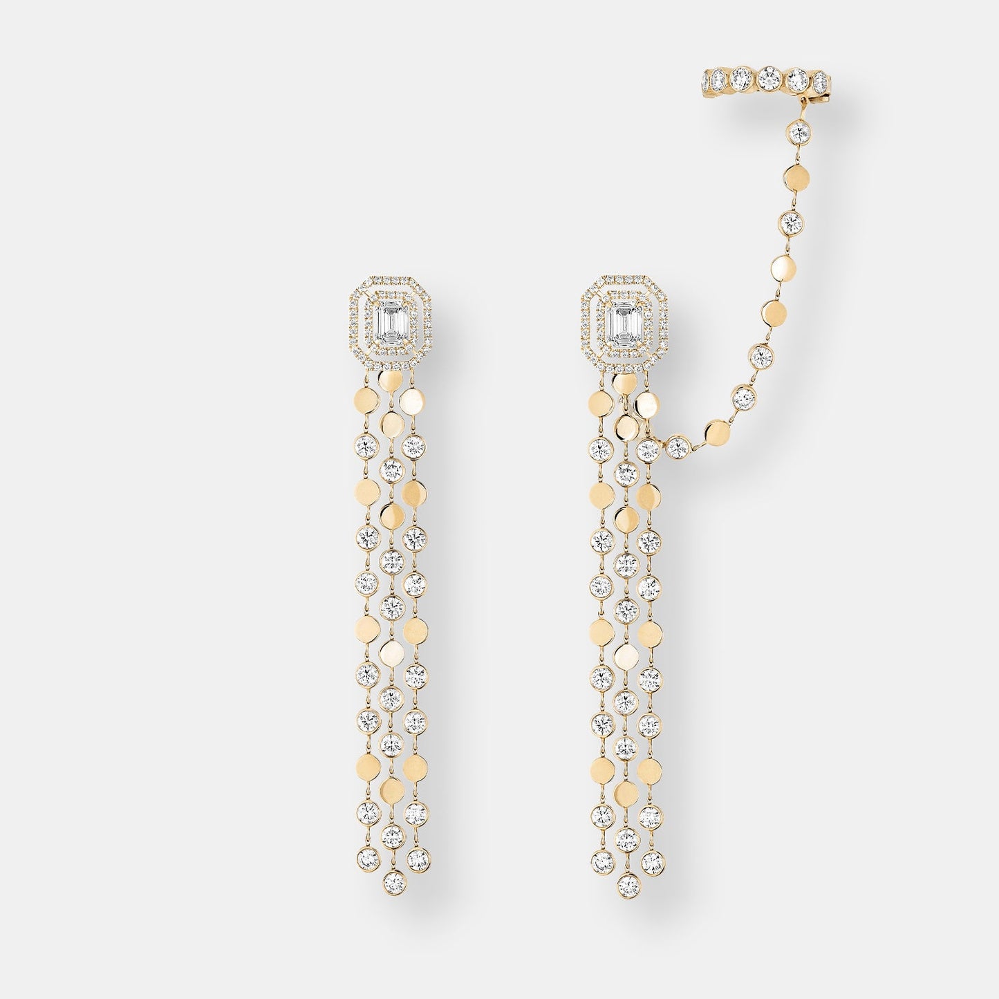 Boucles d'oreilles d-vibes multirangs