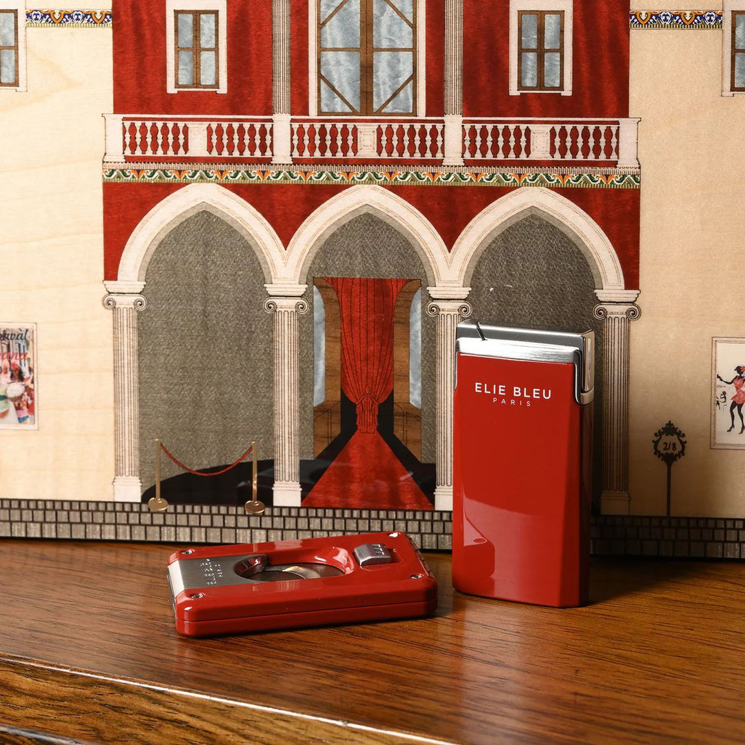 Coupe cigar laque rouge très brillant