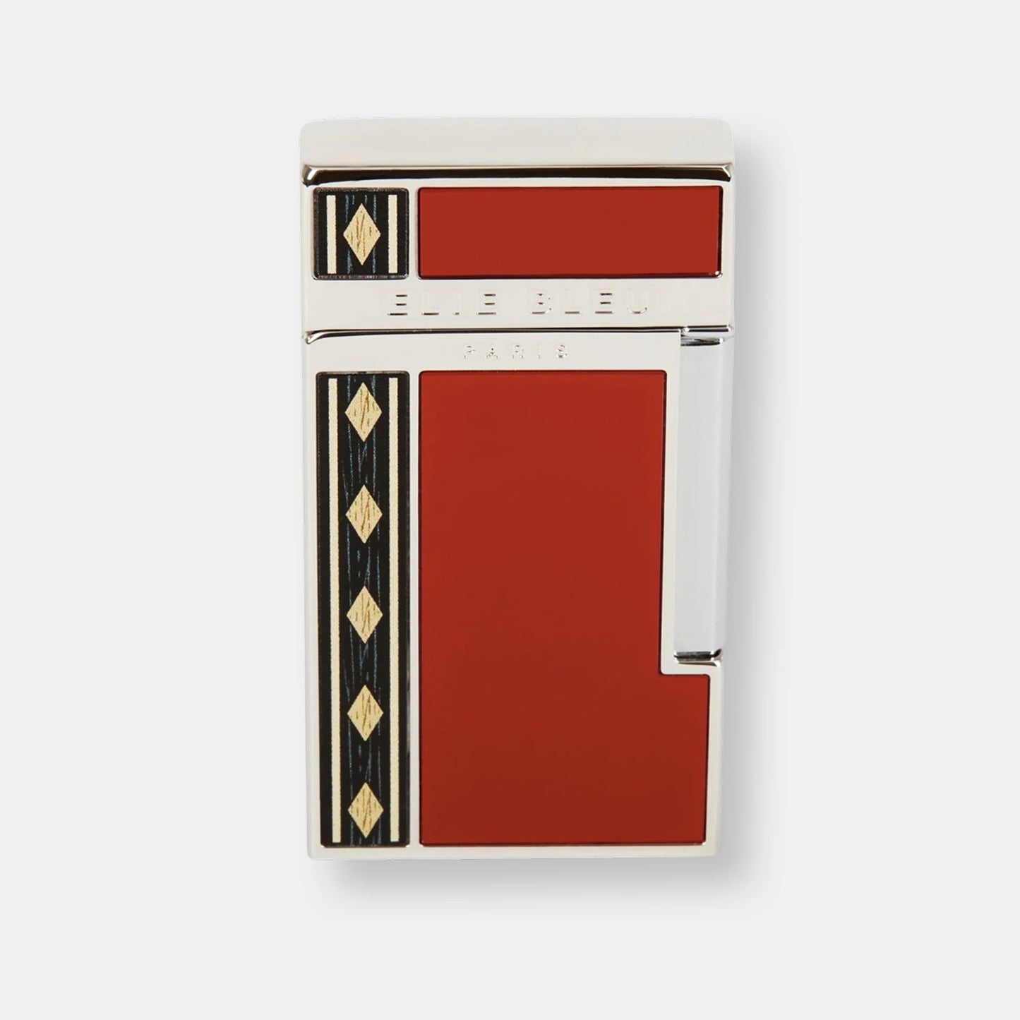 "diamond jetflame & marqueterie alba" - briquet de poche