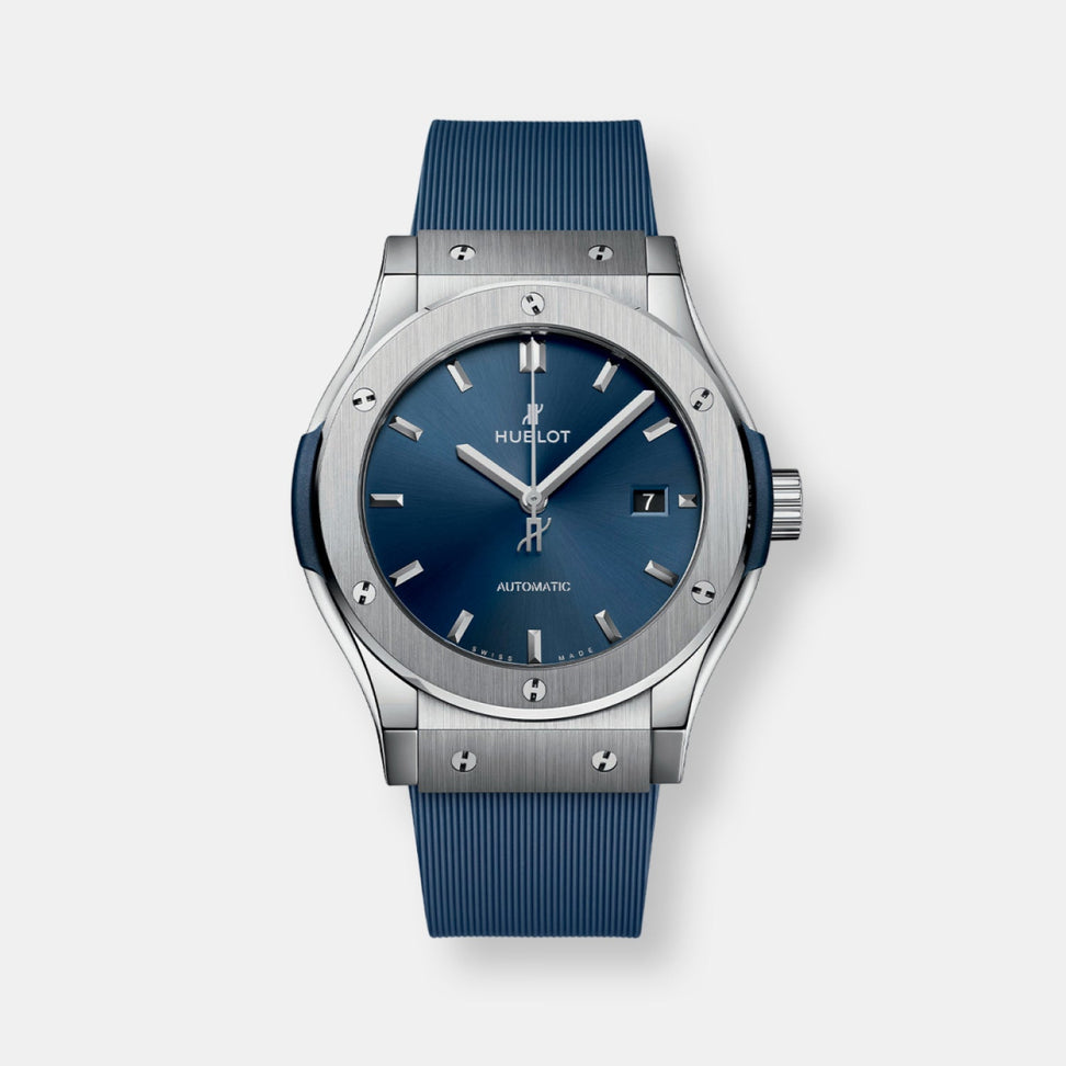 Montre classic fusion blue titanium