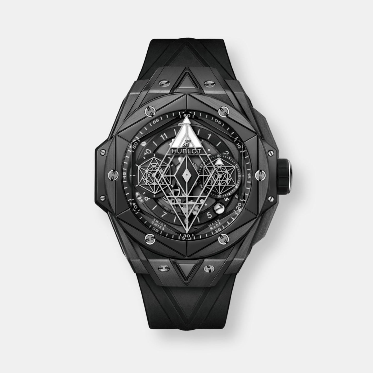 Montre big bang unico sang bleu ii black magic